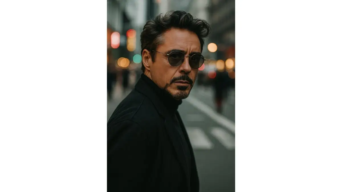 2. Cinematic Street Portrait of a Stylish Man with Vintage Vibes AI-generated cinematic portrait created using ChatGPT AI photo editing prompt, featuring hyper-realistic details and dramatic lighting