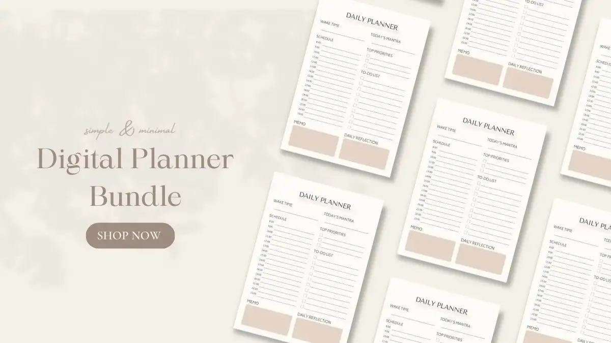 Digital Planners Journals 5 Easy Digital Products Ideas You Can Make with ChatGPT + Canva (And Sell on Etsy)
